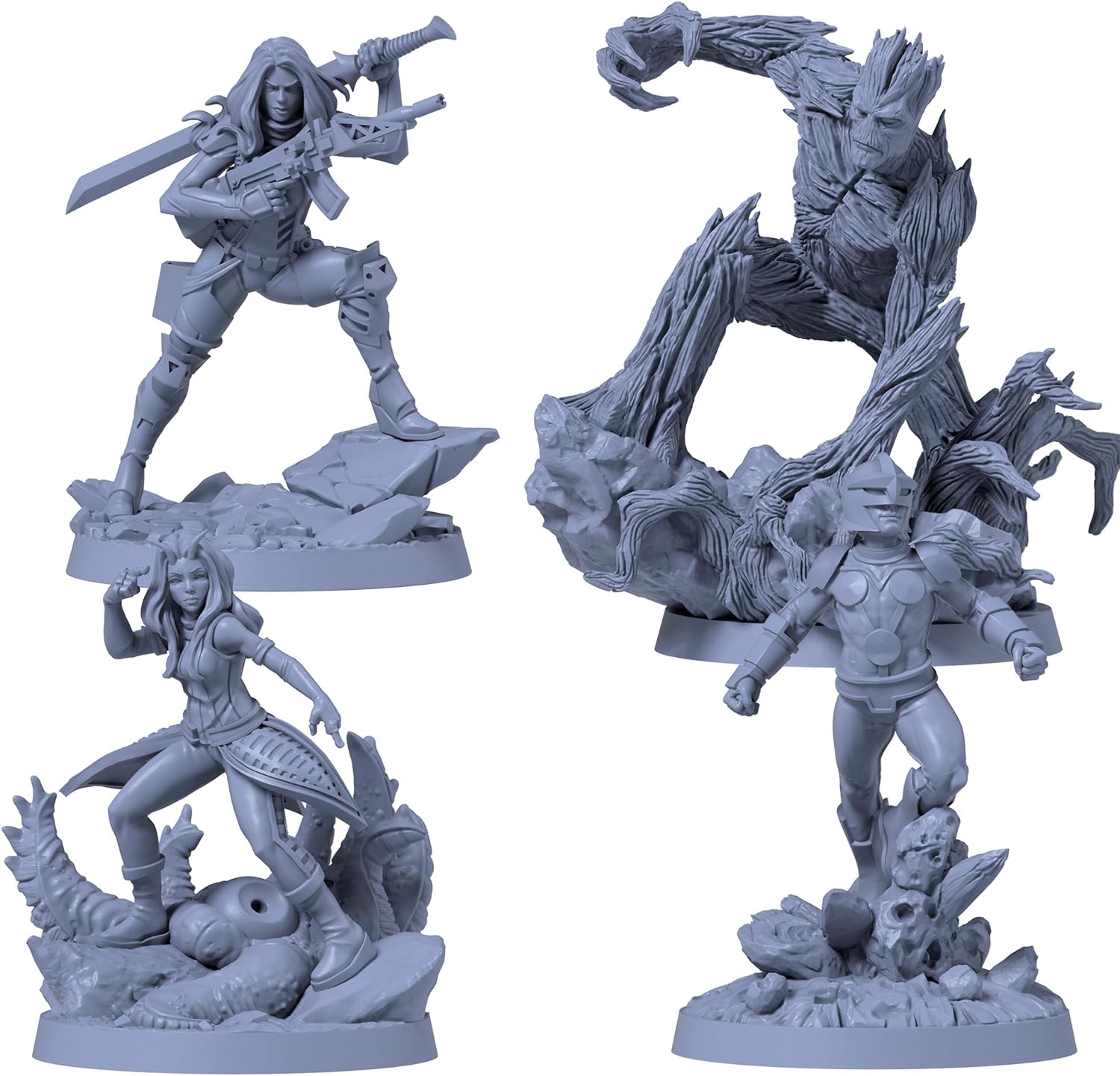 CMON | Marvel Zombies: Guardians of the Galaxy Set | Miniatures Board Game | Ages 14 Plus | 1-6 Players | 60 Minutes Playing Time