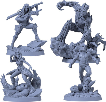 CMON | Marvel Zombies: Guardians of the Galaxy Set | Miniatures Board Game | Ages 14 Plus | 1-6 Players | 60 Minutes Playing Time