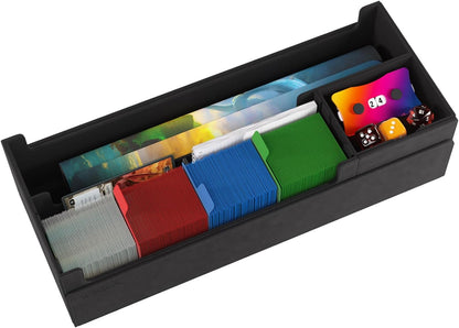 Cards’ Lair Pro 1000+ Convertible Gaming Box - Premium Storage and Organization for Serious Gamers, Holds Cards, Deck Boxes, and Accessories, Black Color, Made by Gamegenic