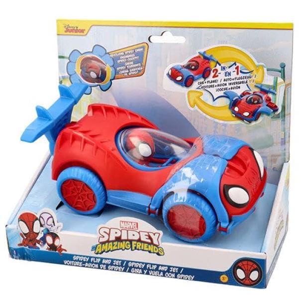 REI TOYS SPIDEY FLIP AND JET 2 IN 1