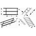 Plastruct STAS-2 N Stair 2 PLS90661 Plastic Building Supplies