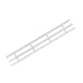 Plastruct - 1/200 Hand Rail Styrene Wh. 6.7x11.1mm 90mm 2x Hrs-2
