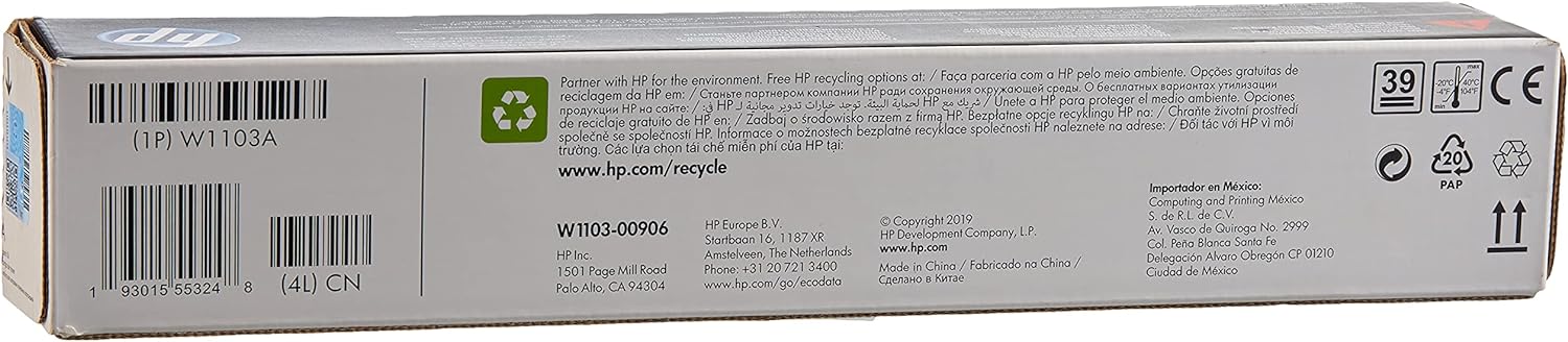 HP 103A Neverstop Toner Reload Kit, W1103A (Kit),black