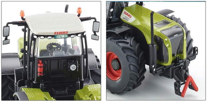 siku 3271, Claas Xerion 5000 Tractor, 1:32, Metal,Plastic, Green, Ackermann steering and hitches