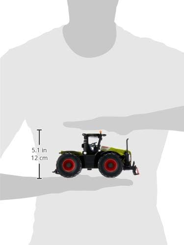 siku 3271, Claas Xerion 5000 Tractor, 1:32, Metal,Plastic, Green, Ackermann steering and hitches
