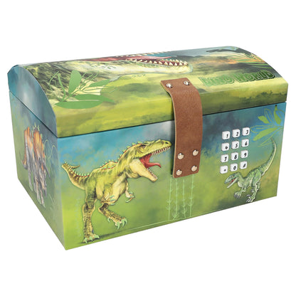 Dino World - Treasure Chest With Code, Sound And Light (0412115)