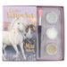Depesche 12657 Miss Melody Night Horses Children's Kit with 41 Adhesive Tattoos, 1 Brush and 3 Glitter Powders in Silver, White and Gold