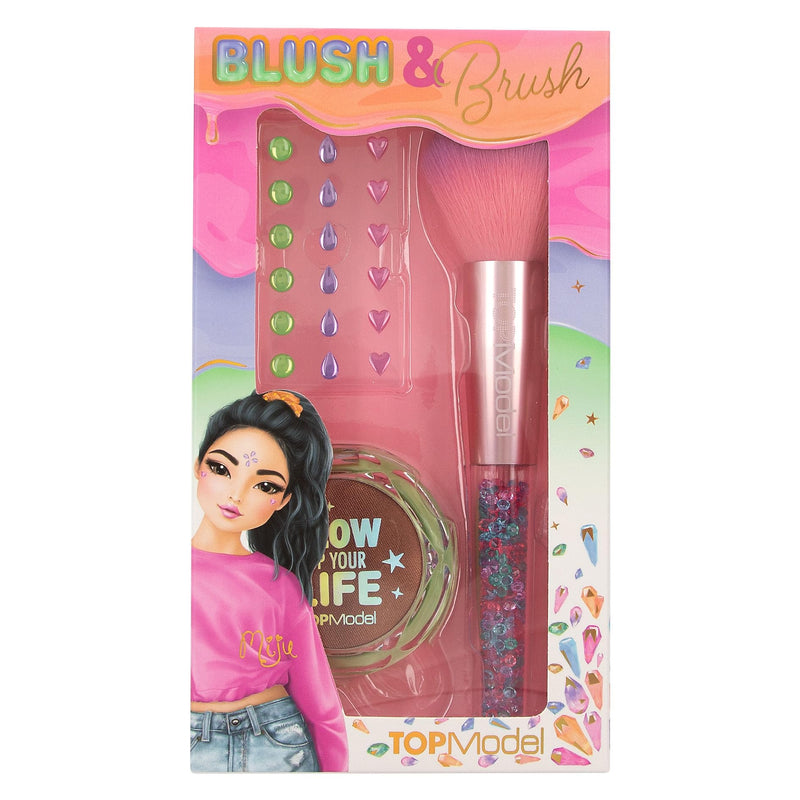 Depesche 12750 TOPModel Beauty and Me - Blush and Brush cosmeticaset met blush en kwast