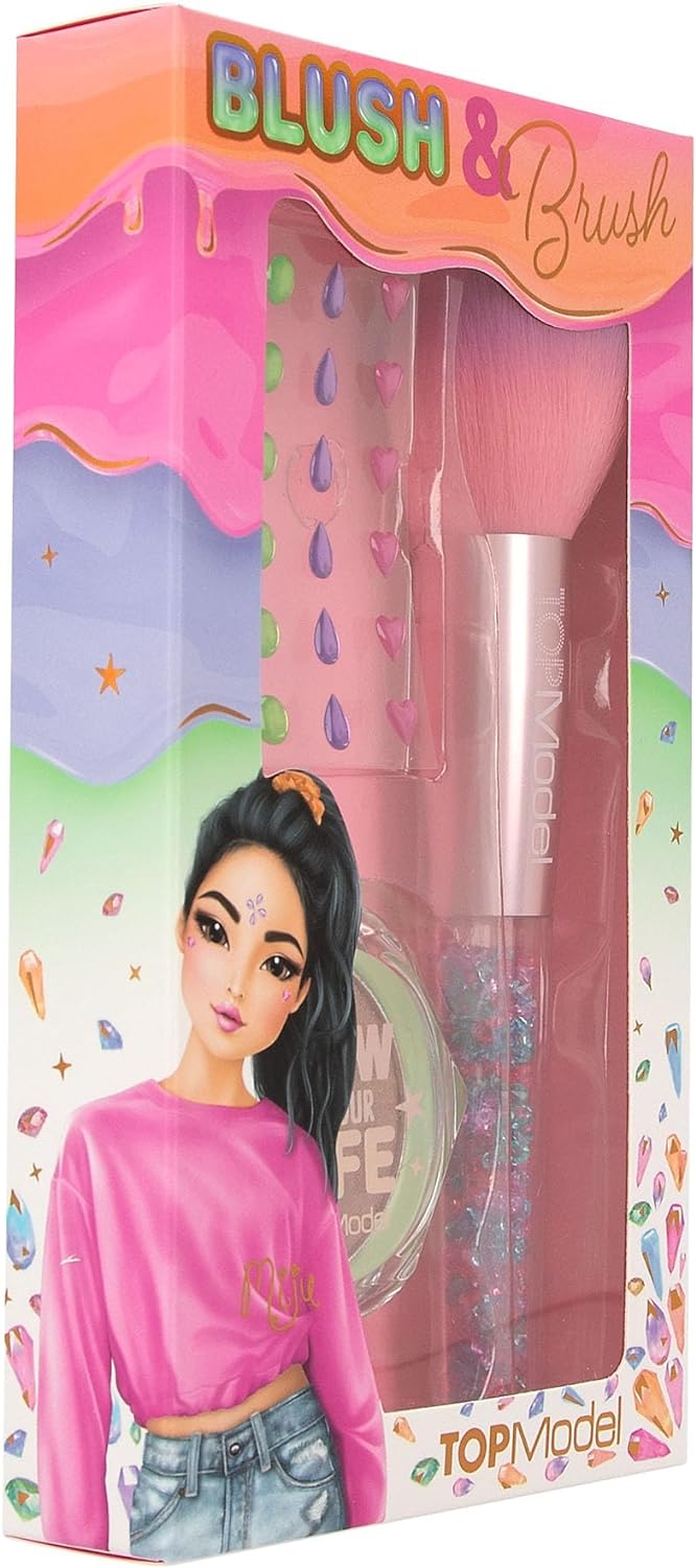 Depesche 12750 TOPModel Beauty and Me - Blush and Brush cosmeticaset met blush en kwast