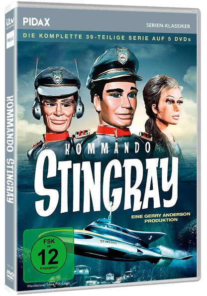 Kommando Stingray / Die komplette 39-teilige Serie von Gerry Anderson ("UFO", "Thunderbirds", "Space Cops“) (Pidax Serien-Klassiker)