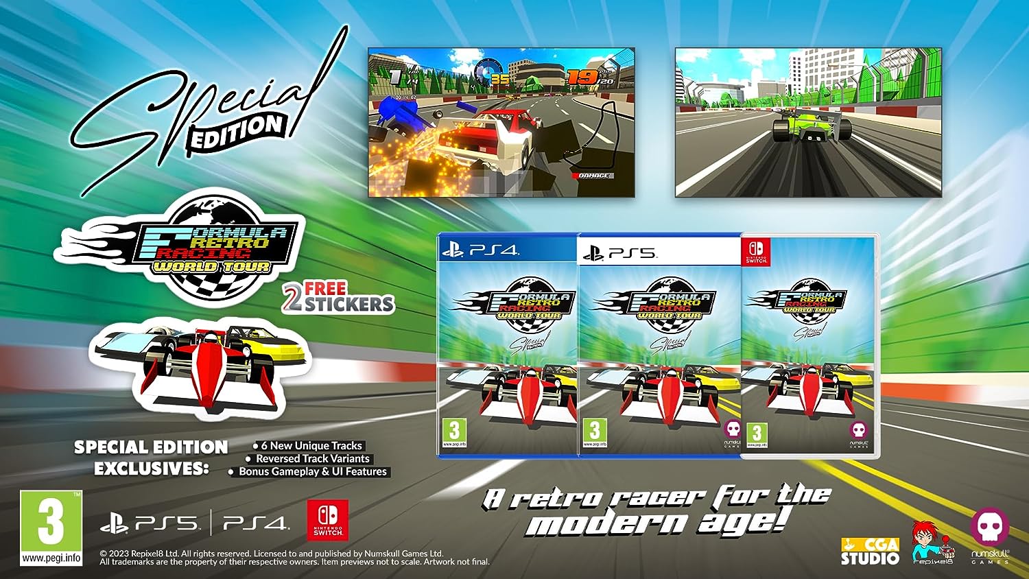 Formula Retro Racing World Tour (Switch