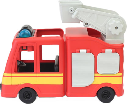 Bing - Bing Brandweerwagen met Licheffecten en Geluiden - Speel de favoriete brandweerscene na uit de serie van Bing - Inclusief speelfiguur van Bing