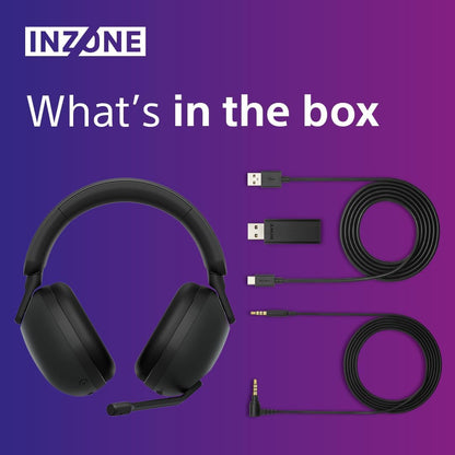 Sony INZONE H9 - Noise Cancelling Wireless Gaming Headset, 360 Spatial Sound for Gaming, Comfortable fit, 32 HR Battery Life, Low Latency, Boom Microphone, PC and PS5 Compatible