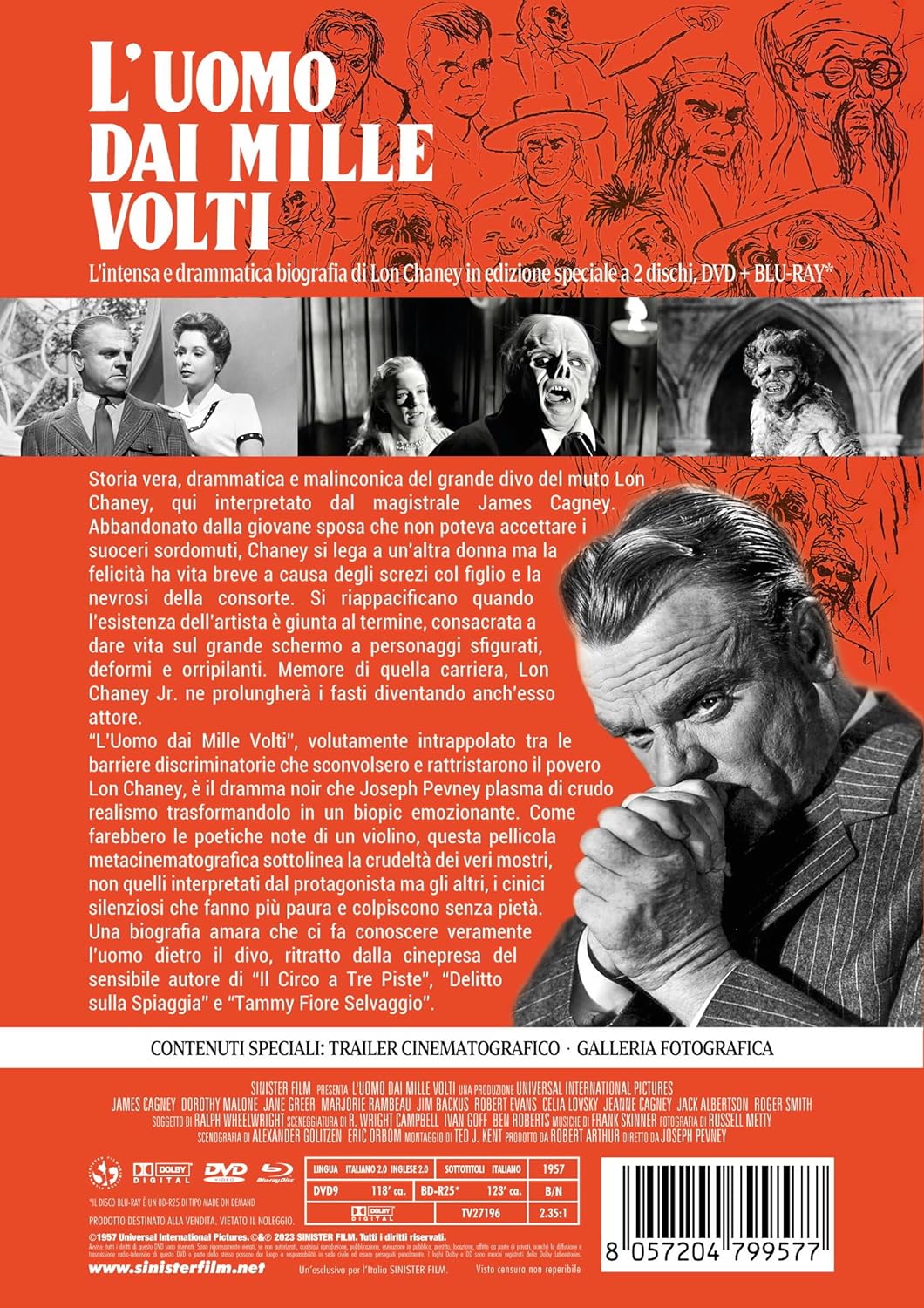 Sinister Film, DVD Uomo Dai Mille Volti (L') (Special Edition) (Dvd+Blu-Ray Mod