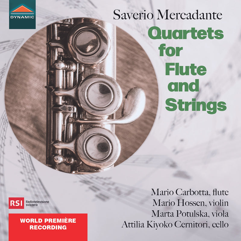 Saverio Mercadante: Quartets for Flute and Strings - Volume 1