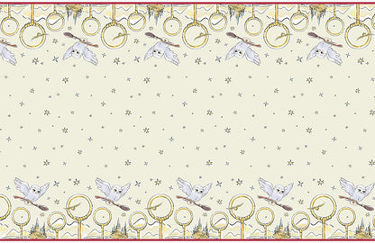 Unique 23563 Harry Potter Paper Tablecloth-2.13 m x 1.37 m Party, Solid, Multicolour