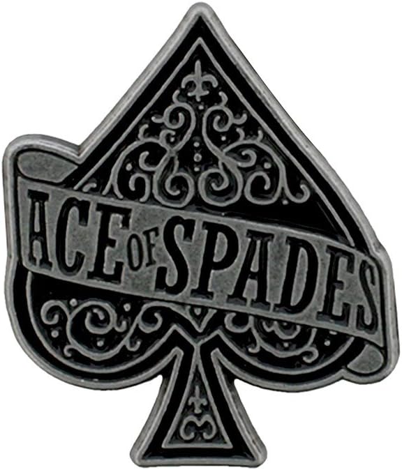 Motorhead Pin Badge Ace Of Spades Band Logo nuevo Oficial Metal Lapel