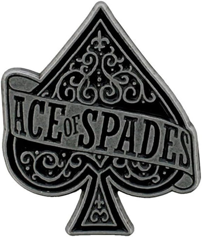 Motorhead Pin Badge Ace Of Spades Band Logo nuevo Oficial Metal Lapel