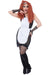 Rocky Horror Show Magenta Costume, Dress, Apron & Glovettes