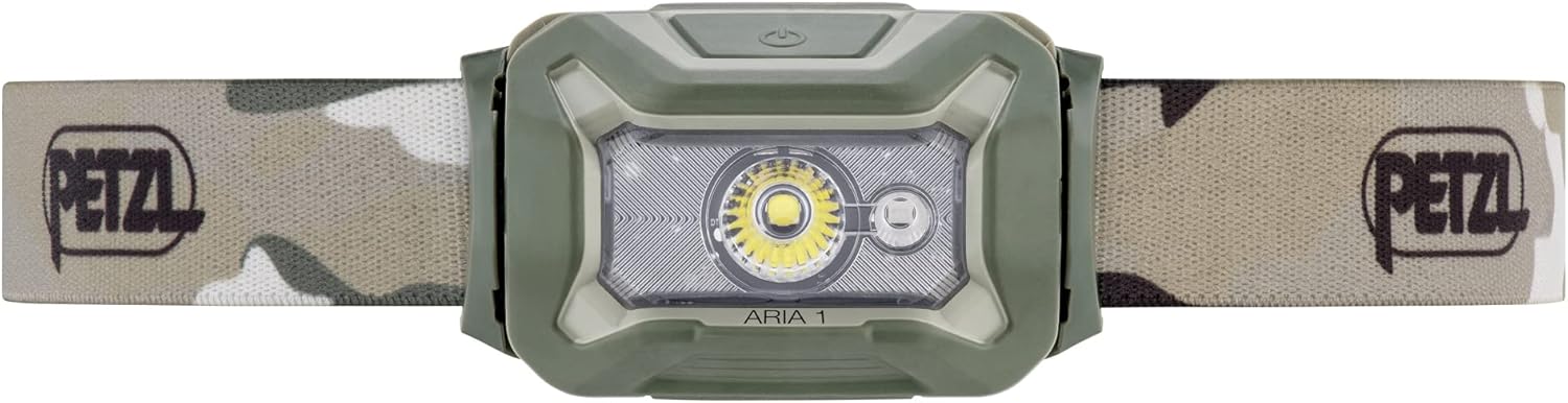 Petzl, Aria 1 Rgb, Frontal Lamp, Mimetic, U, Unisex Adult U Mimetic