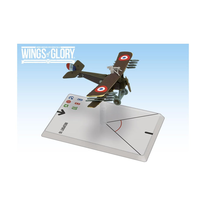 Ares Games Nieuport 16 (DE GUIBERT) - WGF125D Wings of Glory WW1 Airplane Package