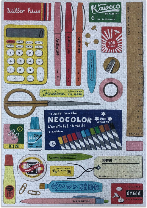 Stationery / 1,000 Piece Jigsaw Puzzle for Adults from Happily