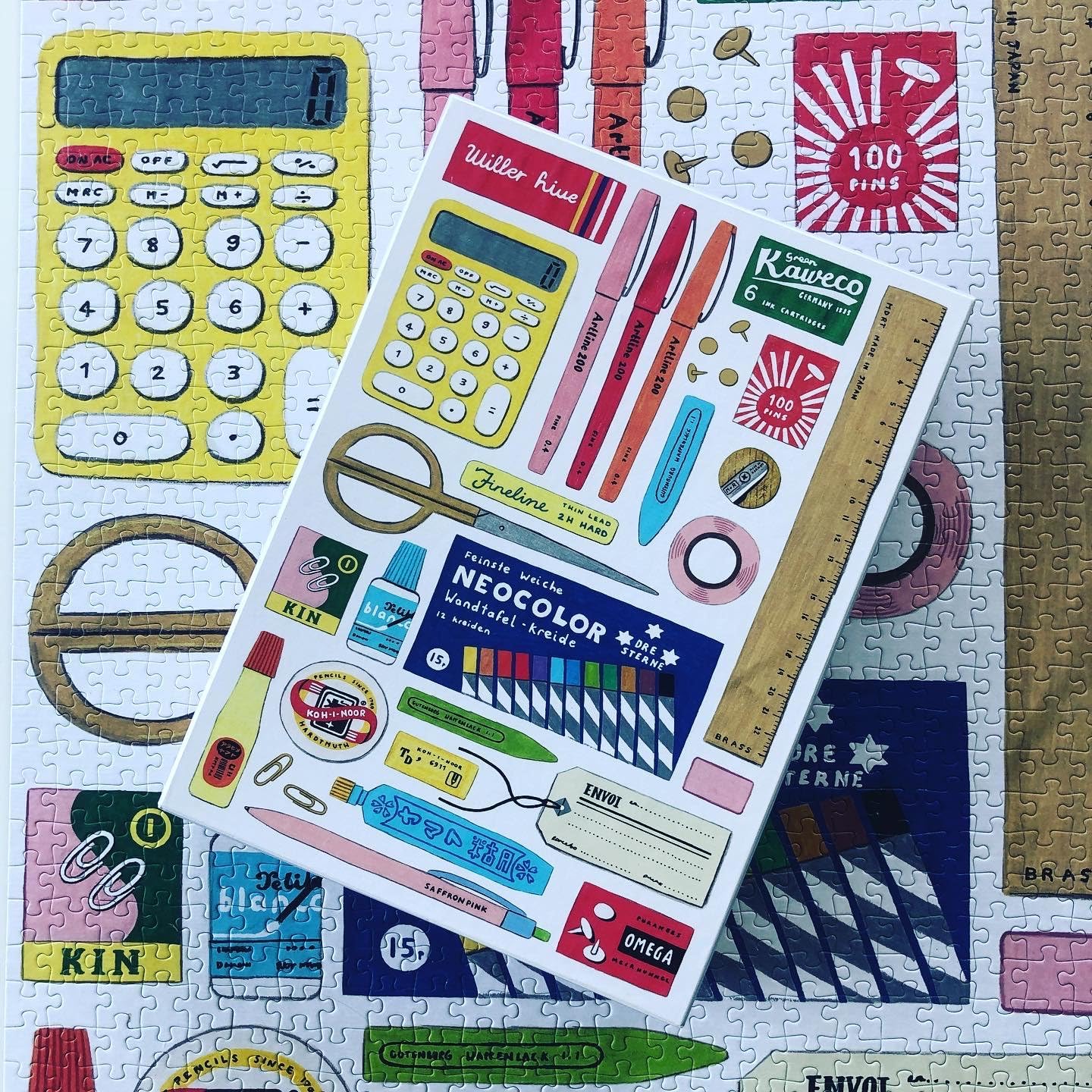 Stationery / 1,000 Piece Jigsaw Puzzle for Adults from Happily