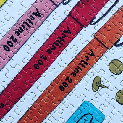 Stationery 1000 Piece Jigsaw Puzzle for Adults | Premium 100% Recycled Board | Modern 1000 Piece Puzzle for Adults | Happily Jigsaw Puzzles