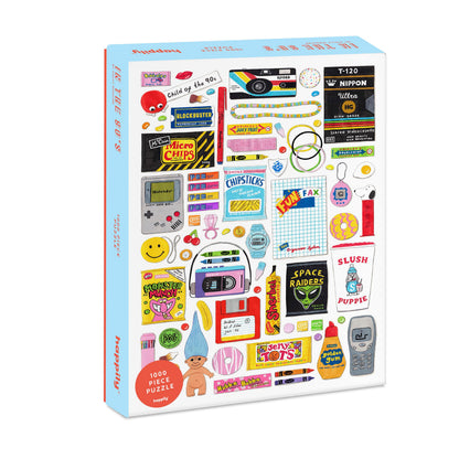 In the 90s / 1,000 Piece Jigsaw Puzzle for Adults from Happily - the for 90s lovers/Retro Gift/jigsaw puzzle 1000 / Adult jigsaw puzzle