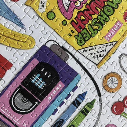 In the 90s / 1,000 Piece Jigsaw Puzzle for Adults from Happily - the for 90s lovers/Retro Gift/jigsaw puzzle 1000 / Adult jigsaw puzzle