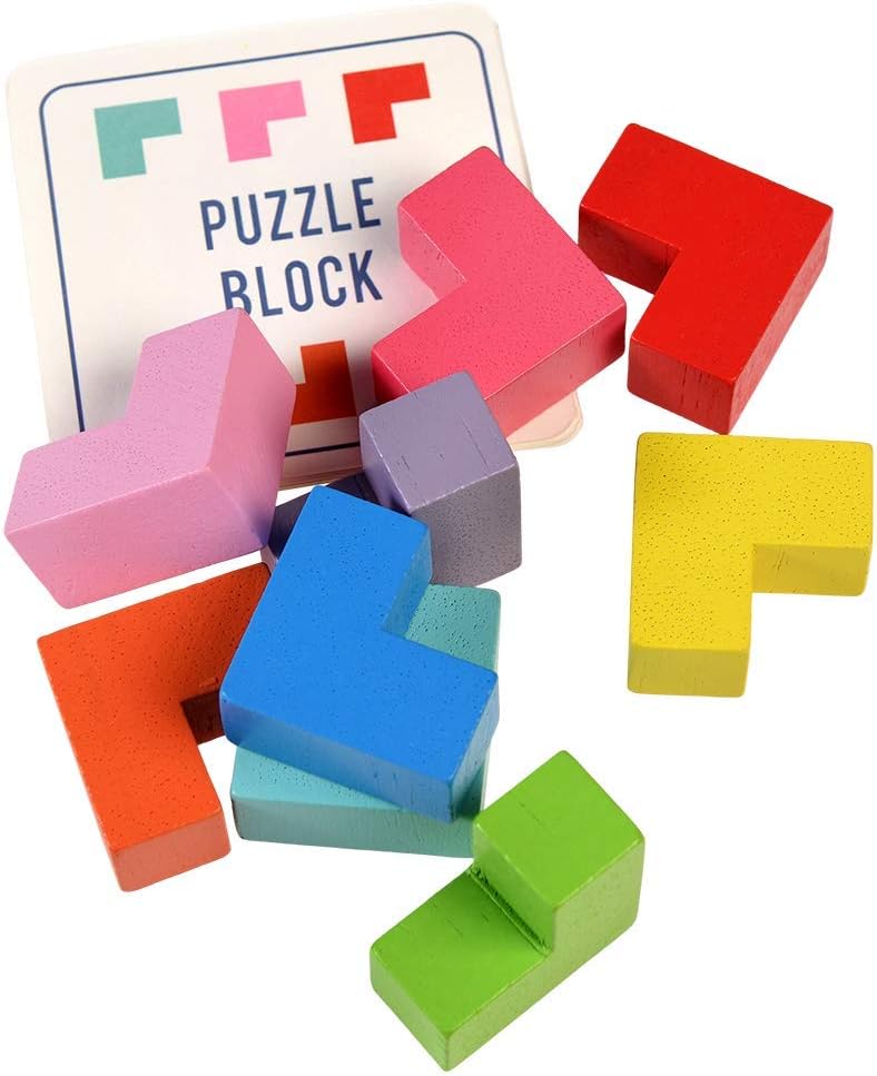 Wooden 3d Puzzle In A Tin