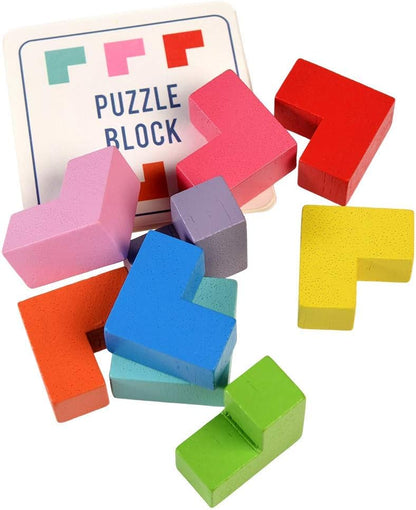 Wooden 3d Puzzle In A Tin