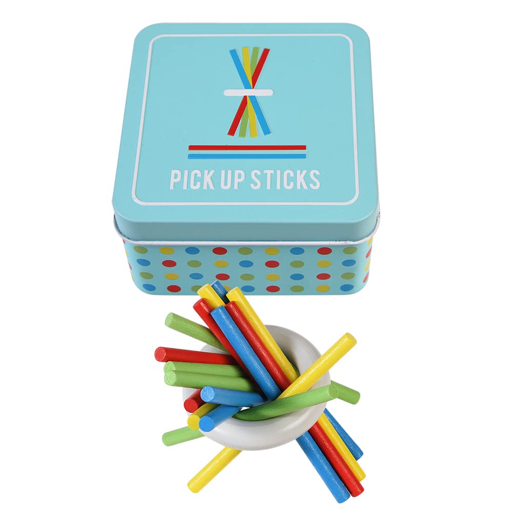 Rex London Wooden Pick Up Sticks In A Tin