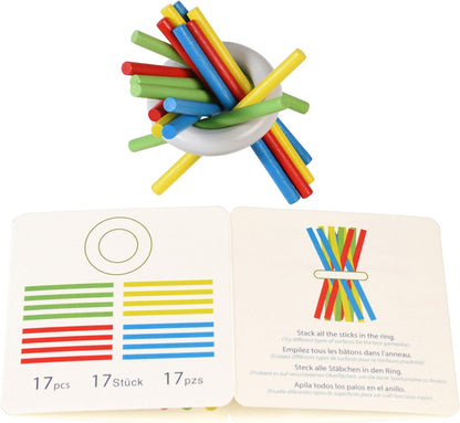 Rex London Wooden Pick Up Sticks In A Tin