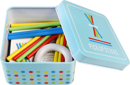 Rex London Wooden Pick Up Sticks In A Tin