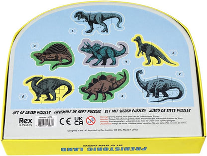 Dinosaurs Set Of Seven Puzzles