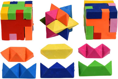 Wild Bear 3D Puzzle Erasers (Set of 4