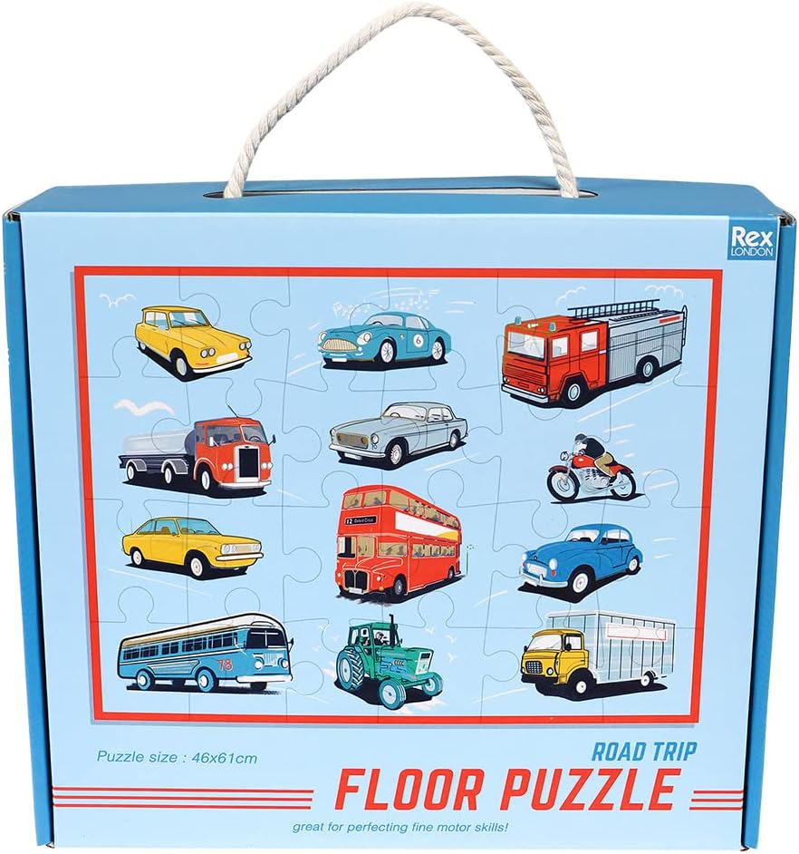Rex London - Bodenpuzzle „Road Trip“ (24 Teile