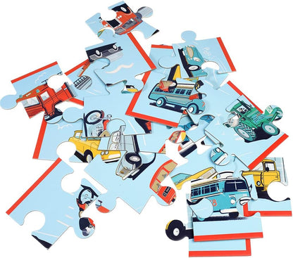 Rex London - Bodenpuzzle „Road Trip“ (24 Teile
