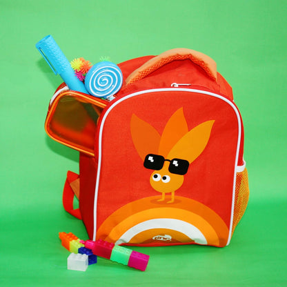 Tinc Cute Orange Clear PVC School Pencil Case | Travel & Make Up Bag | Cosmetic Storage | Big Capacity Pencil Pouch | Perfect for School, Homework, Travelling, Sleepovers