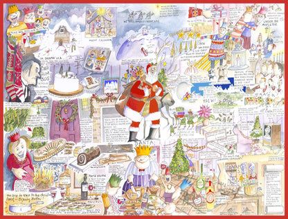 1000 Piece Jigsaw Puzzle - Christmas by Tim Bulmer -1000 Piece Jigsaw Puzzles for Adults - Hardest Jigsaw Puzzle, Festive Puzzle, Present