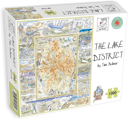 1000 Piece Jigsaw Puzzle - The Lake District By Tim Bulmer - Comical 1000 Piece Puzzles for Adults Colorful Jigsaw Puzzle 66cm X 50cm Funny Jigsaw Puzzles