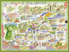 1000 Piece Puzzle For Adults - In The Garden By Tim Bulmer, Large Puzzle 66cm X 50cm In Size. Challenging To Complete But Fun And Humorous