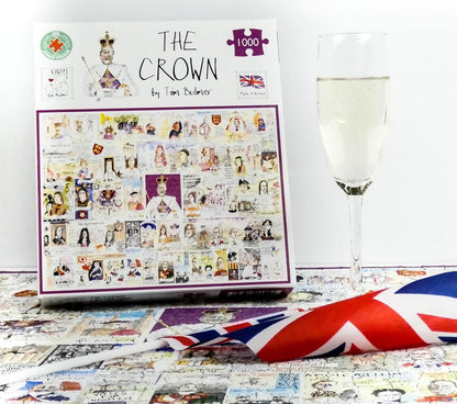 Tim Bulmer's 'The Crown: King Charles III Coronation' 1000 Piece Jigsaw Puzzle - Commemorative Coronation Memorabilia - The History of Royals Puzzle