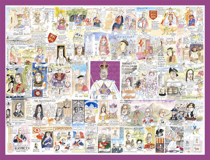 Tim Bulmer's 'The Crown: King Charles III Coronation' 1000 Piece Jigsaw Puzzle - Commemorative Coronation Memorabilia - The History of Royals Puzzle