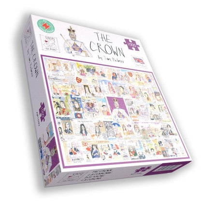 Tim Bulmer's 'The Crown: King Charles III Coronation' 1000 Piece Jigsaw Puzzle - Commemorative Coronation Memorabilia - The History of Royals Puzzle