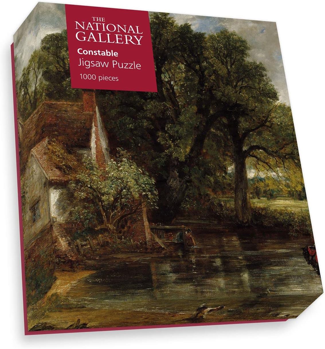 National Gallery 1000 Piece Jigsaw Puzzle - The Hay Wain - Made In The UK - Incredibly Detailed - Hi-Def Image - 100% Recycled Puzzle Board
