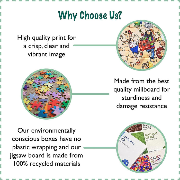 National Gallery 1000 Piece Jigsaw Puzzle - The Adoration of the Kings - Made In The UK - Incredibly Detailed - Hi-Def Image - 100% Recycled Puzzle Board