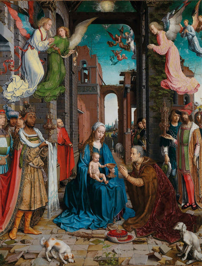 National Gallery 1000 Piece Jigsaw Puzzle - The Adoration of the Kings - Made In The UK - Incredibly Detailed - Hi-Def Image - 100% Recycled Puzzle Board