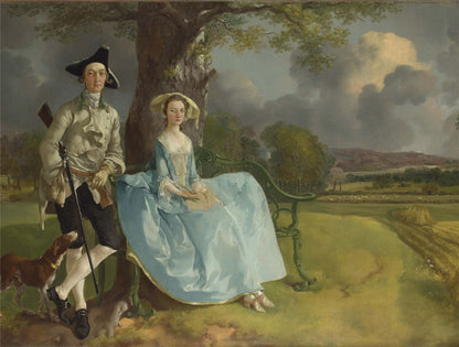 National Gallery 1000 Piece Jigsaw Puzzle - Mr And Mrs Andrews - Made In The UK - Incredibly Detailed - Hi-def Image - 100% Recycled Puzzle Board Mr & Mrs Andrew